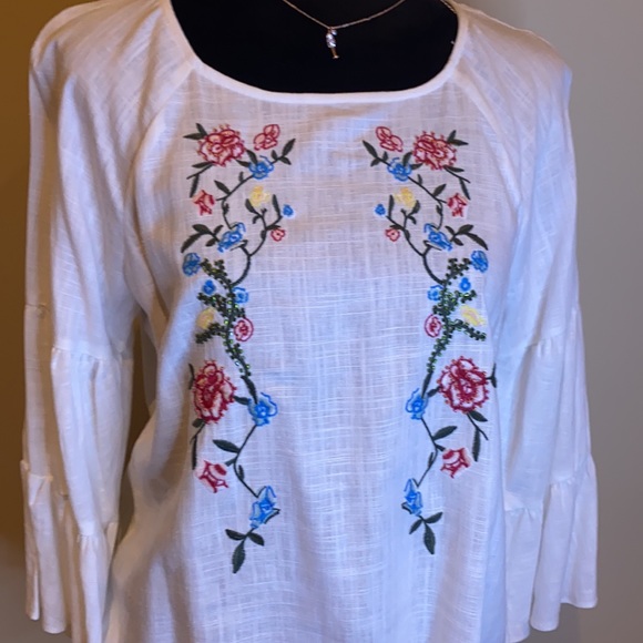 Chelsea & Theodore Bohemian Embroidered Floral 💕-P-21 - Picture 3 of 7